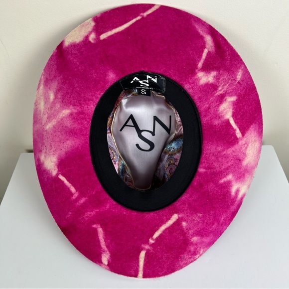 ASN | Festival Western Cowgirl In LA Hat Wool Size Pink Tie Dyed | S main image 13